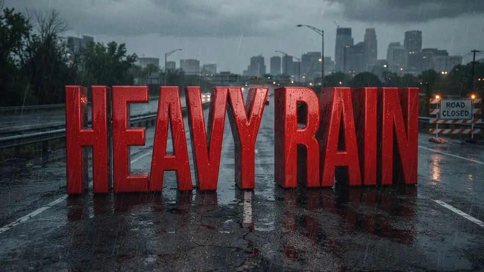 Weather title card: Minneapolis, MN Weather: Heat Relief Arrives with Rain by Labor Day Sept. 7