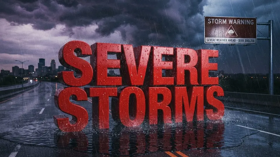 Weather title card: Minnesota Weather: 88° Heat and Sunday Storms for Labor Day Weekend in St. Paul
