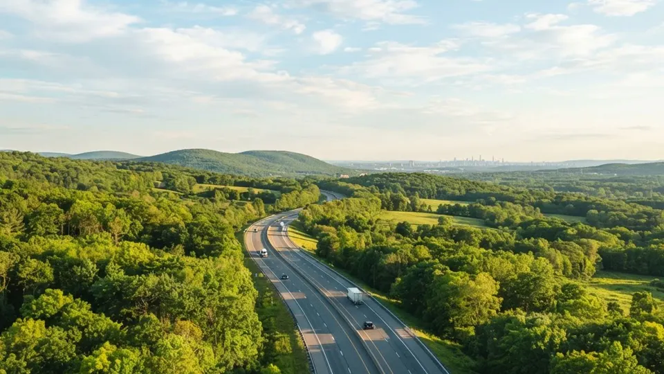 Weather title card: New York Weather Alert: 80 Degree Sunny Weekend Relief for I-95 Travelers