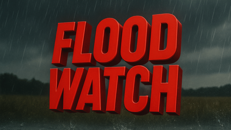 Southeast Virginia Flood Watch: Suffolk, Isle of Wight, Sussex, and Surry Face Rising Water Through Thursday Morning
